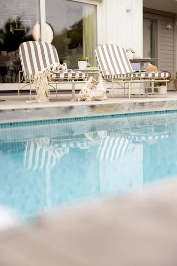 Arts ξαπλώστρα 196x96 εκ. - Soft White-beige stripes - Brafab