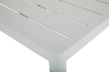 Bigby τραπέζι φαγητού - Light grey, 144x76 cm - Brafab