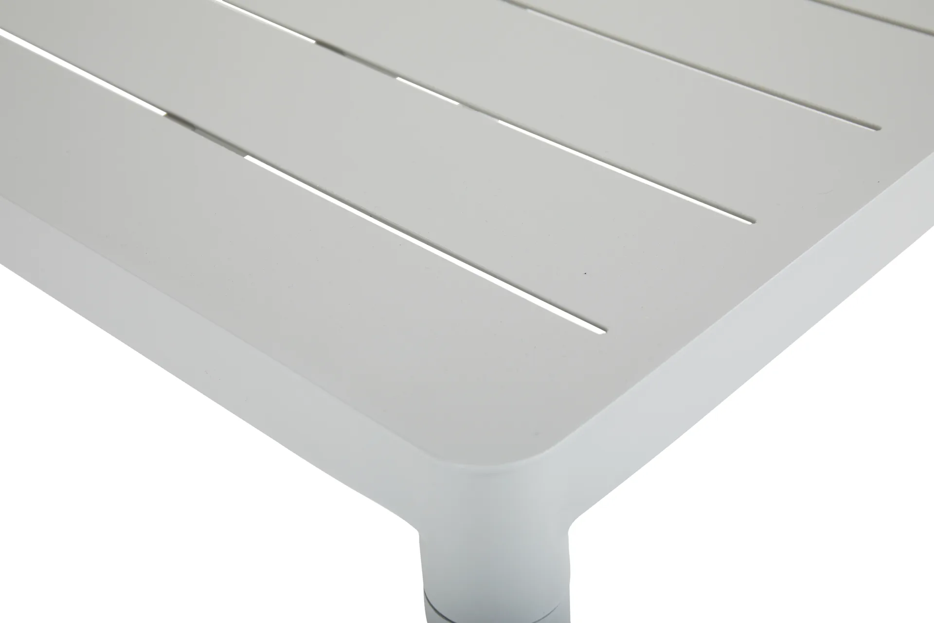 Bigby τραπέζι φαγητού, Light grey, 195x90 cm Brafab