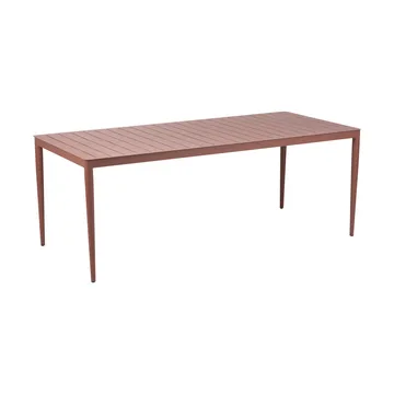 Bigby τραπεζαρία - Zin Red, 195x90 cm - Brafab
