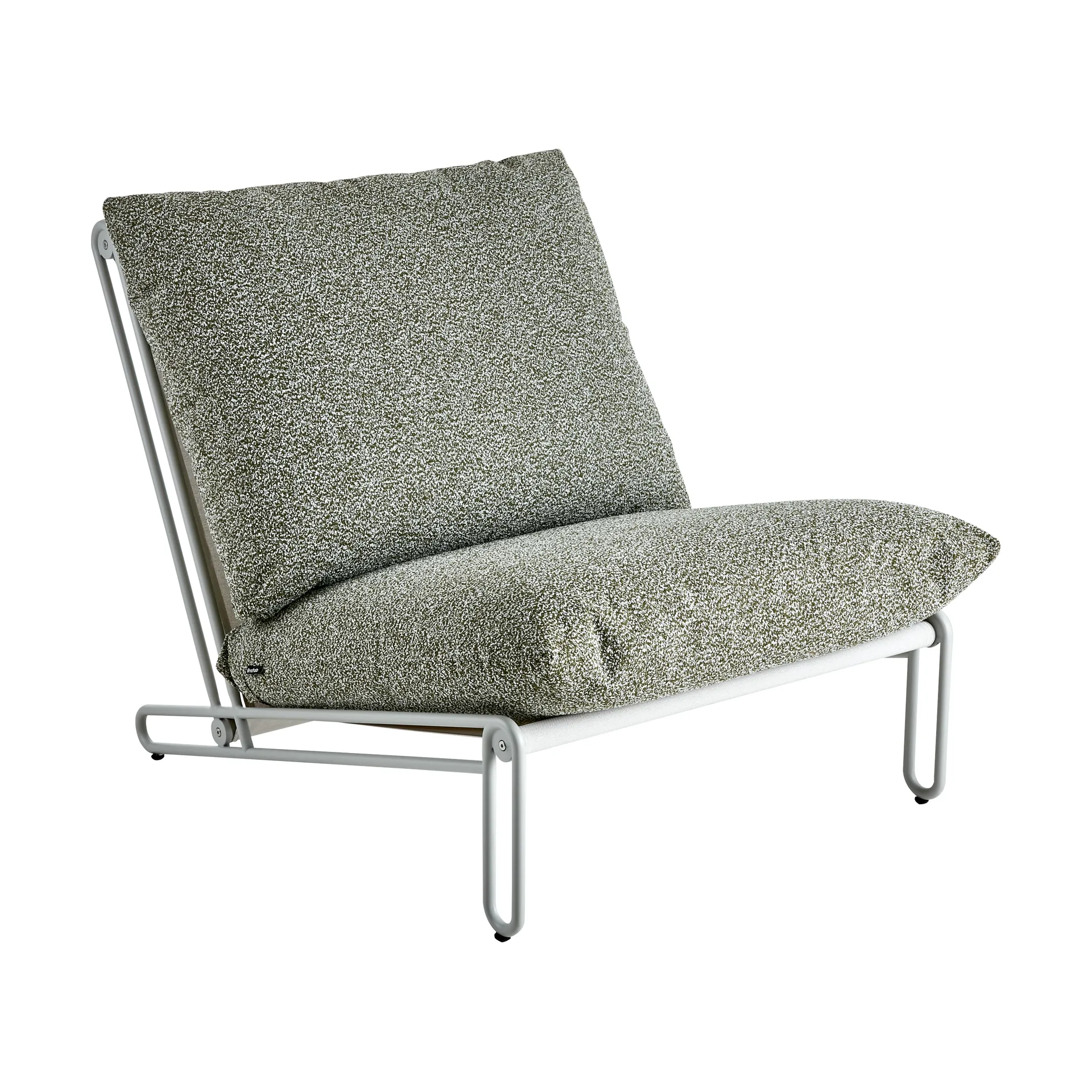 Blixt πολυθρόνα lounge, Light grey-teddy verde Brafab