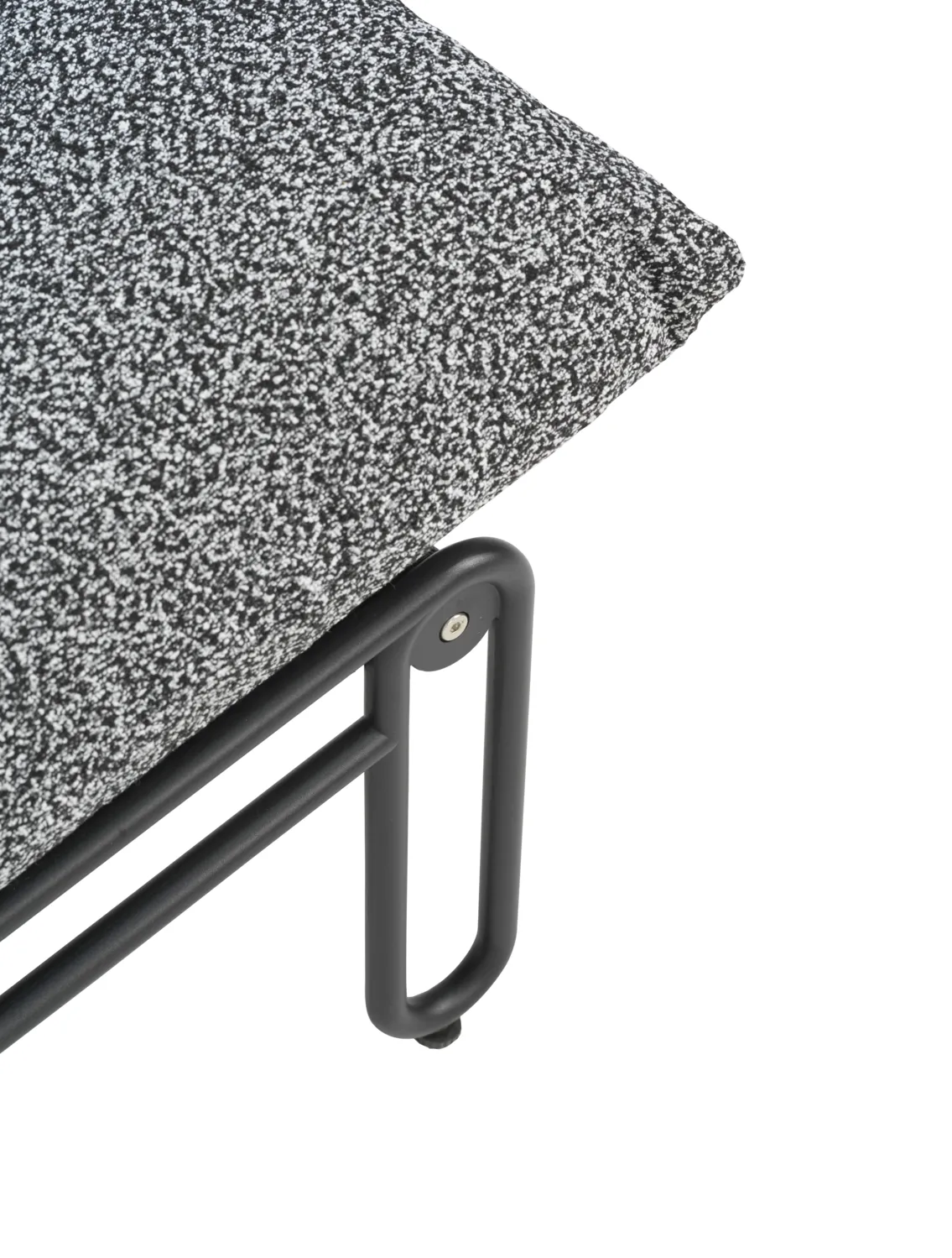 Blixt πολυθρόνα lounge, Μαύρο-teddy ant Brafab