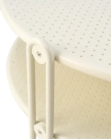 Blixt τραπεζάκι σαλονιού - Pearl white, Ø85 cm - Brafab