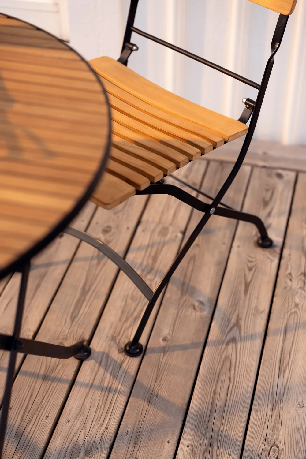 Brewer καρέκλα τραπεζαρίας, Μαύρο-teak Brafab