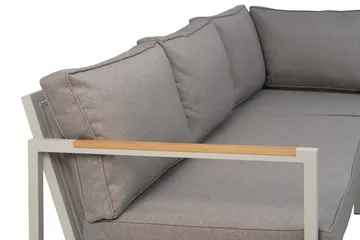 Σετ καναπέ Cap - Light grey-γκρι, 5-θέσιο - Brafab