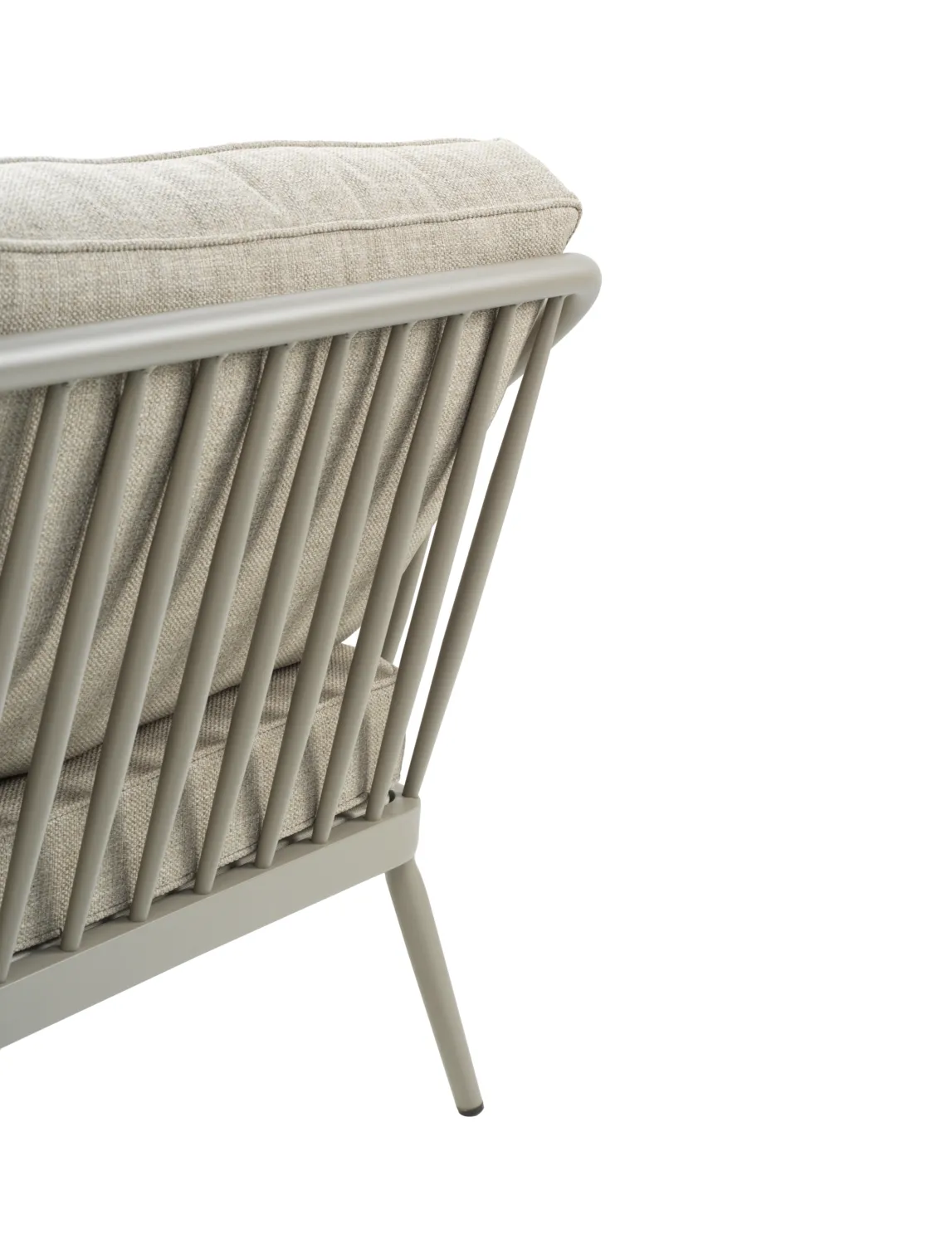 Coleville καναπές, Khaki-burlap beige, 3-θέσιο Brafab