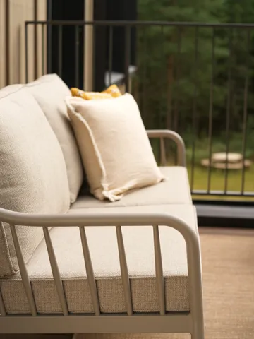 Coleville καναπές - Khaki-burlap beige, 3-θέσιο - Brafab