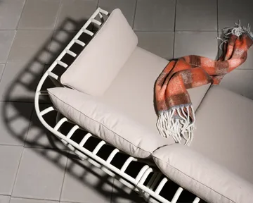 Collier μονάδα καναπέ - Pearl white-teddy beige, μεσαίο στοιχείο - Brafab