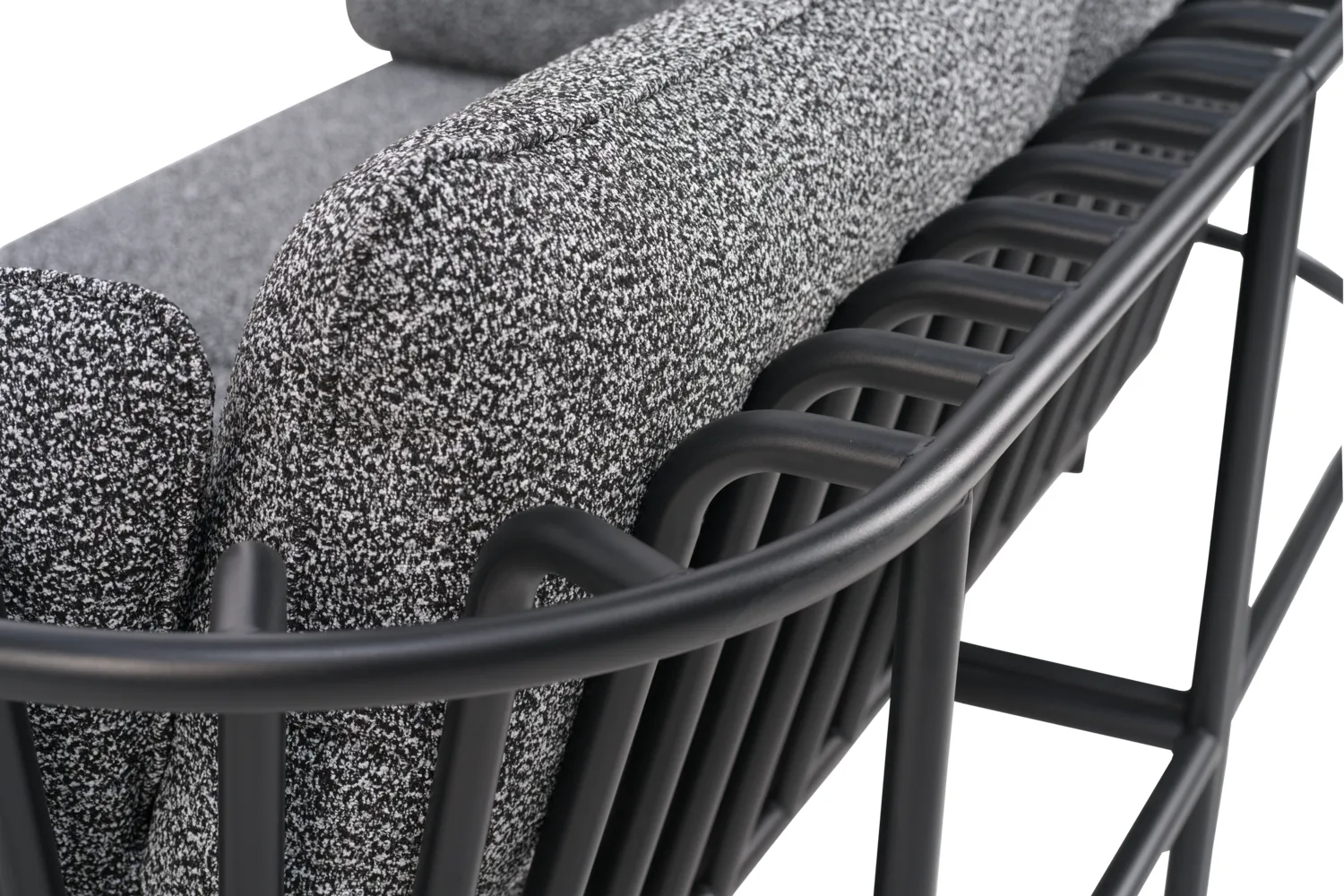 Collier πολυθρόνα, Μαύρο-teddy ant Brafab