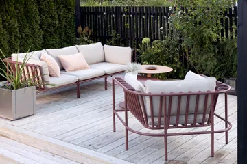 Collier μονάδα καναπέ - Zin red-teddy beige, μεσαίο στοιχείο - Brafab