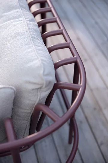 Collier μονάδα καναπέ - Zin red-teddy beige, γωνία - Brafab