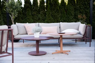 Collier μονάδα καναπέ - Zin red-teddy beige, γωνία - Brafab