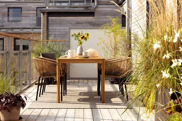 Delia καρέκλα με μπράτσα - Μαύρο-φυσικό - Brafab