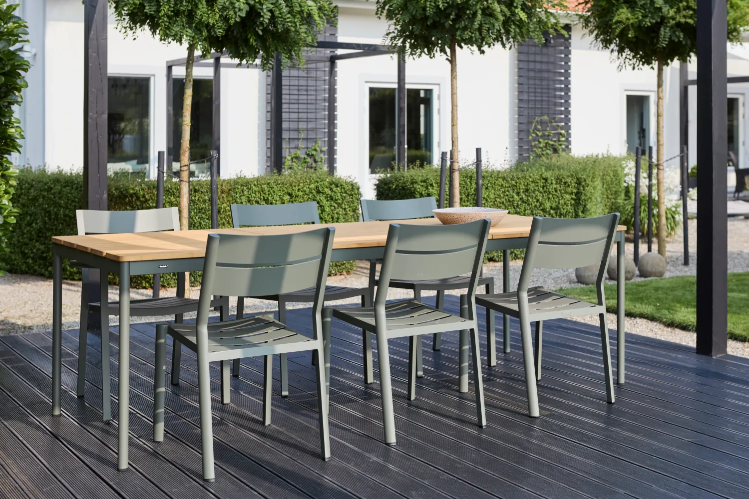 Delia καρέκλα με μπράτσα, Nordic green Brafab