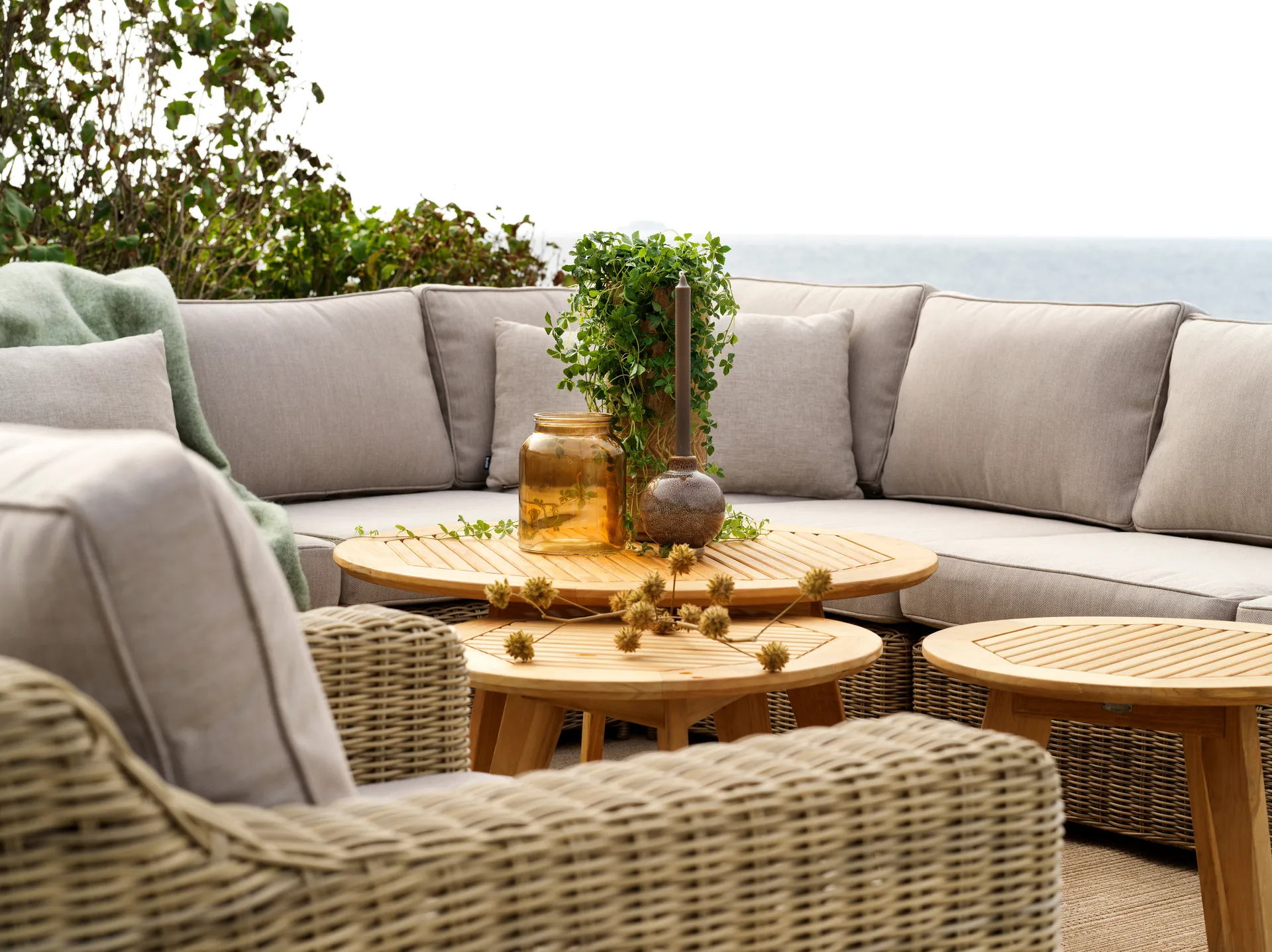 Glendon τριθέσιος καναπές, Dark Brown-soft moose Brafab