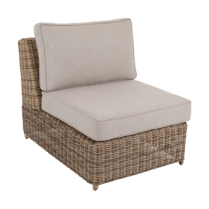 Glendon αρθρωτή μονάδα καναπέ - Rustic-beige, μεσαίο τμήμα - Brafab