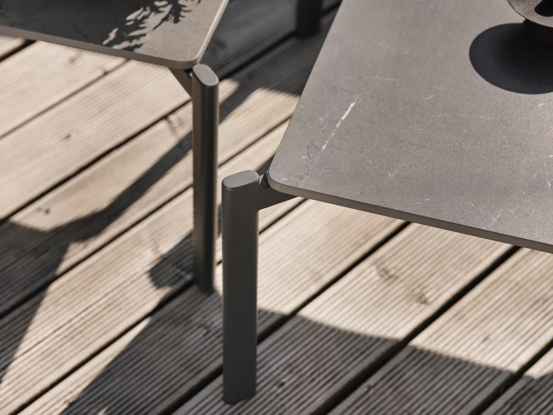 Hallavara τραπεζάκι σαλονιού, Anthracite 66x146 cm Brafab