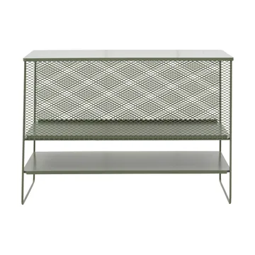 Haru εξωτερική κουζίνα ντουλάπι βάσης με ράφια 120x90x60 cm - Slate grey - Brafab