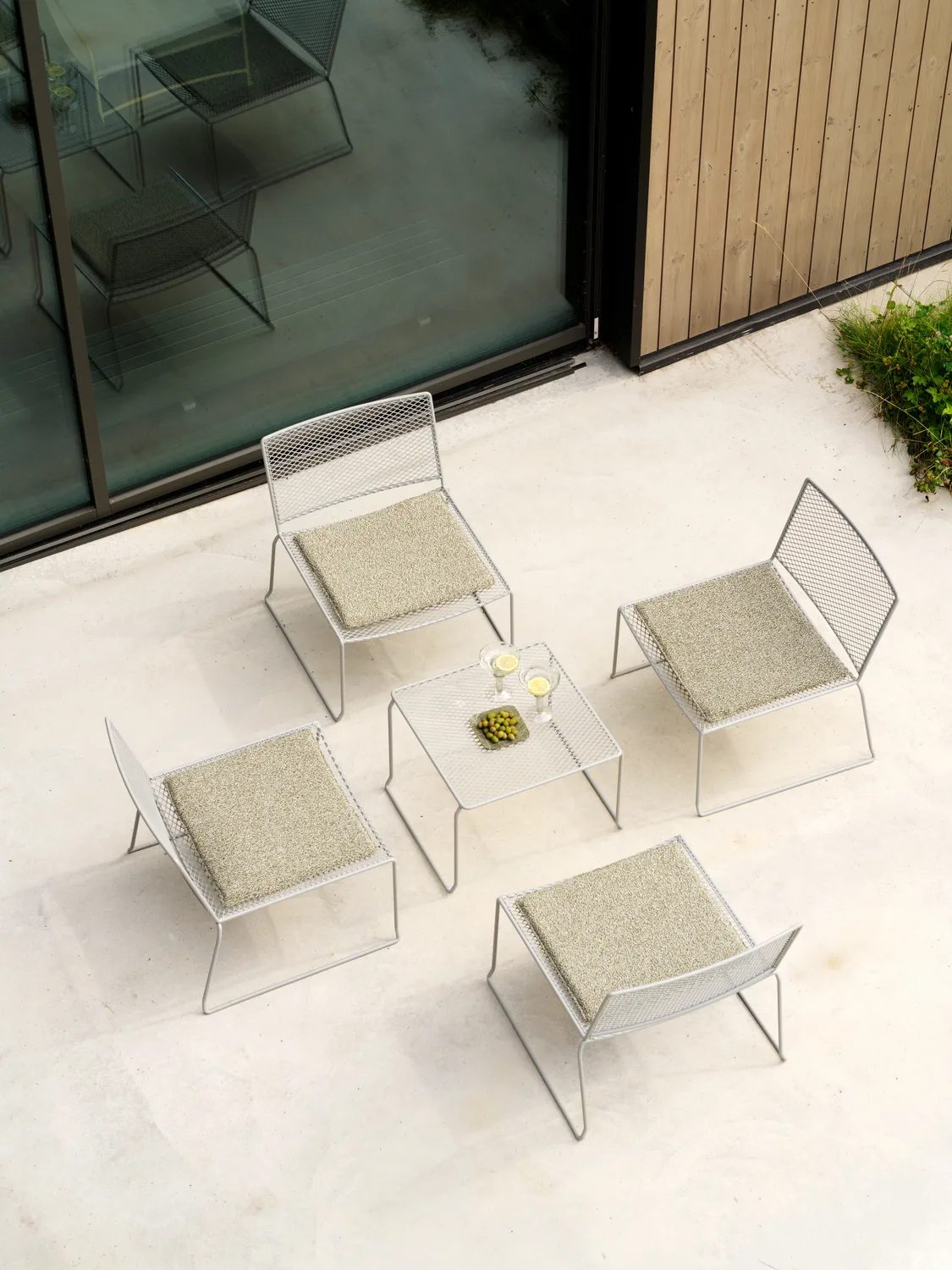 Haru πολυθρόνα lounge, Slate grey Brafab