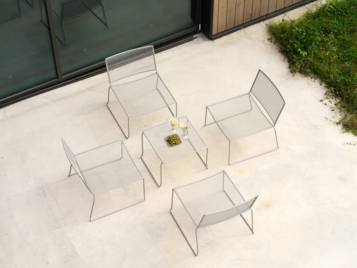 Haru πολυθρόνα lounge, Slate grey Brafab