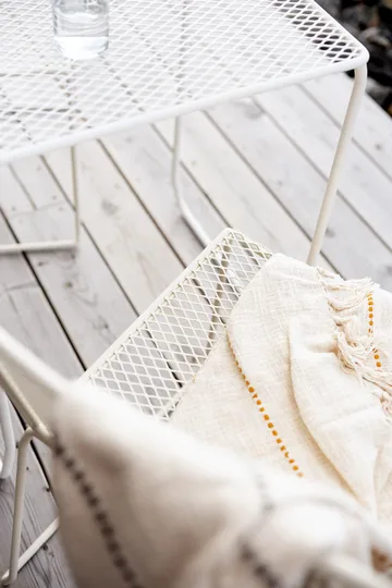 Τραπέζι καφέ Haru - Pearl white, 54x61 cm - Brafab