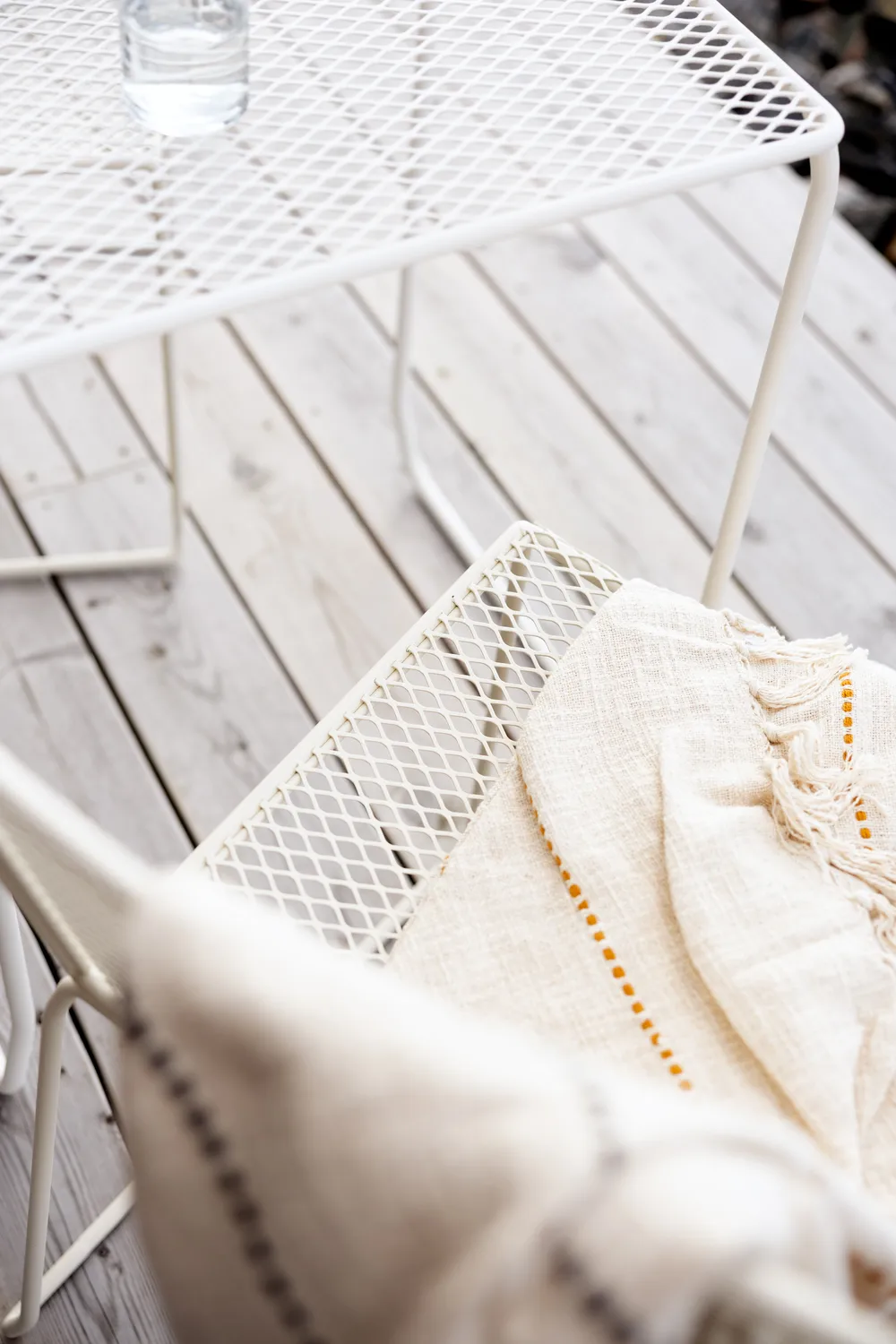 Haru καρέκλα τραπεζαρίας, Pearl white Brafab