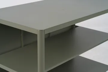 Πάγκος εξωτερικής κουζίνας Kelia με ράφια - Nordic green, 121x91x64 cm - Brafab