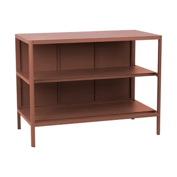 Πάγκος εξωτερικής κουζίνας Kelia με ράφια - Zin red, 121x91x64 cm - Brafab