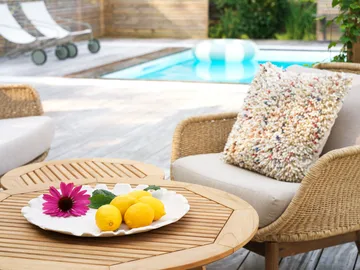 Lily πολυθρόνα - Twist straw-plush wheat - Brafab