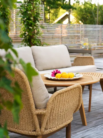 Lily πολυθρόνα - Twist straw-plush wheat - Brafab