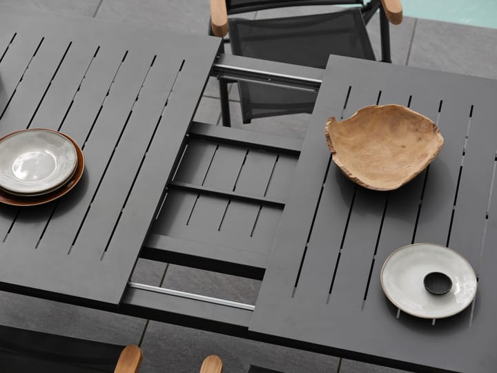 Lomma επεκτάσιμο τραπέζι φαγητού, Anthracite XL 260-380 cm Brafab