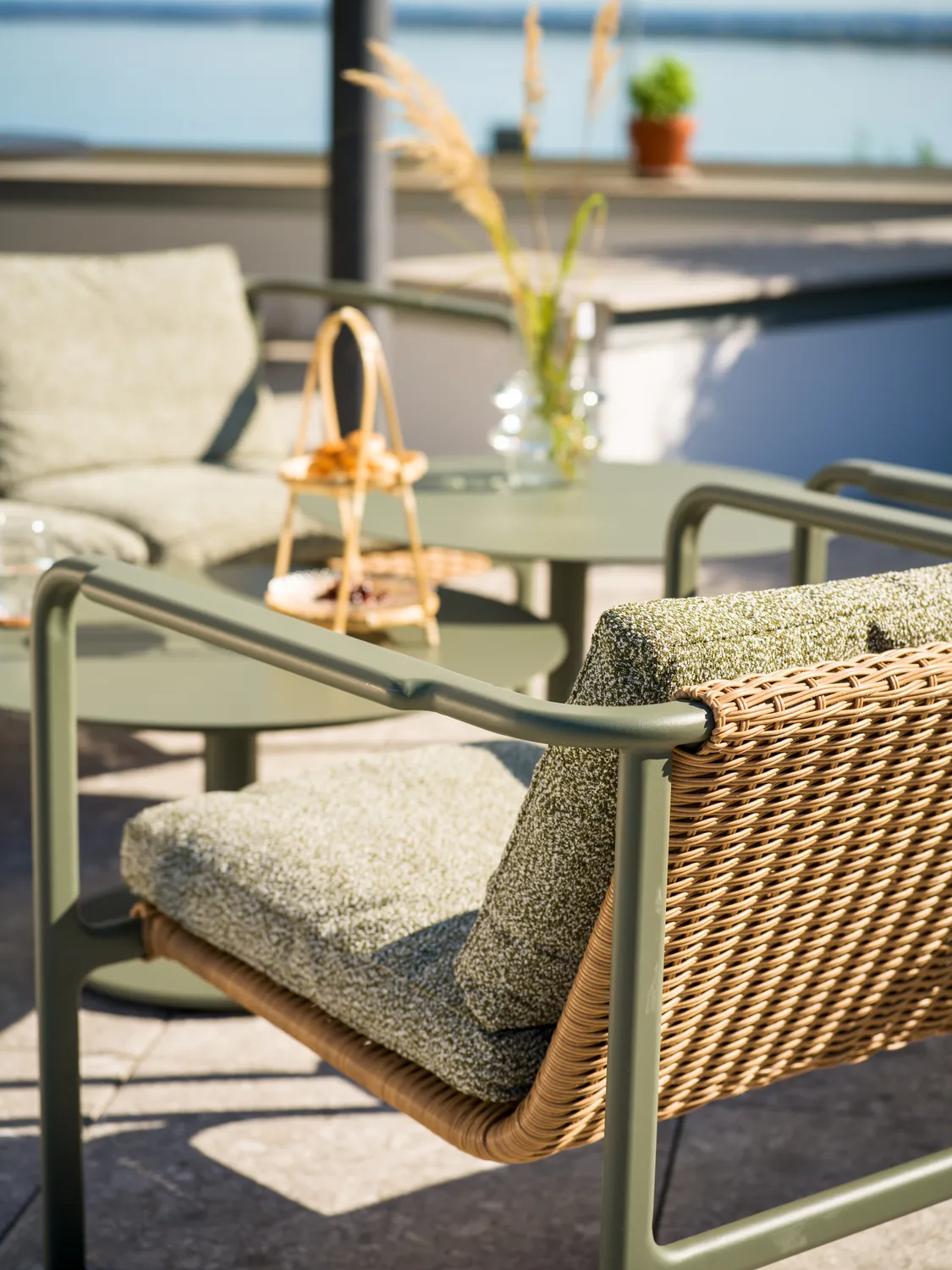 Καρέκλα Motty, Nordic green-teddy verde Brafab