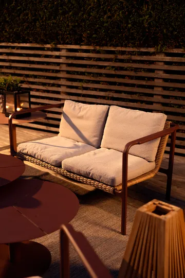 Motty καναπές - Zin red-teddy beige, 2-θέσεων - Brafab