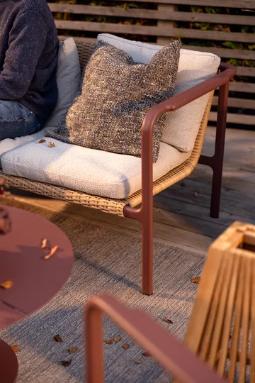 Motty καναπές - Zin red-teddy beige, 2-θέσεων - Brafab