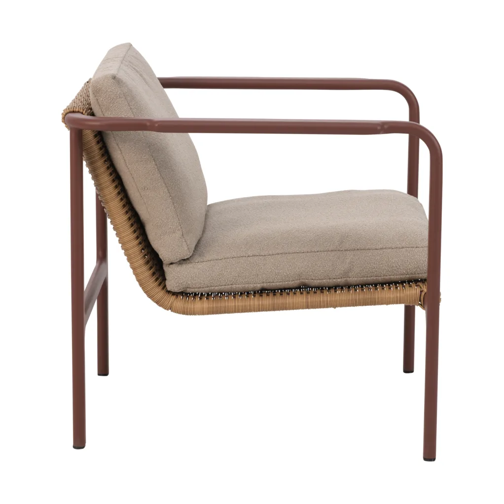 Καρέκλα Motty, Zin red-teddy beige Brafab