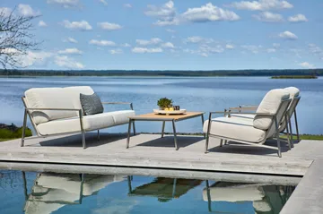 Naos καναπές - Stainless steel-dot beige, 2,5-θέσιο - Brafab