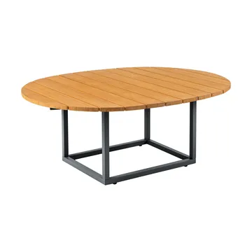 Olive τραπεζάκι σαλονιού - Ανθρακί-μπαμπού, 110x80 εκ. - Brafab