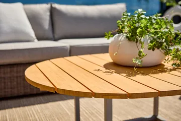 Olive τραπεζάκι σαλονιού - Khaki-μπαμπού, 110x80 εκ. - Brafab