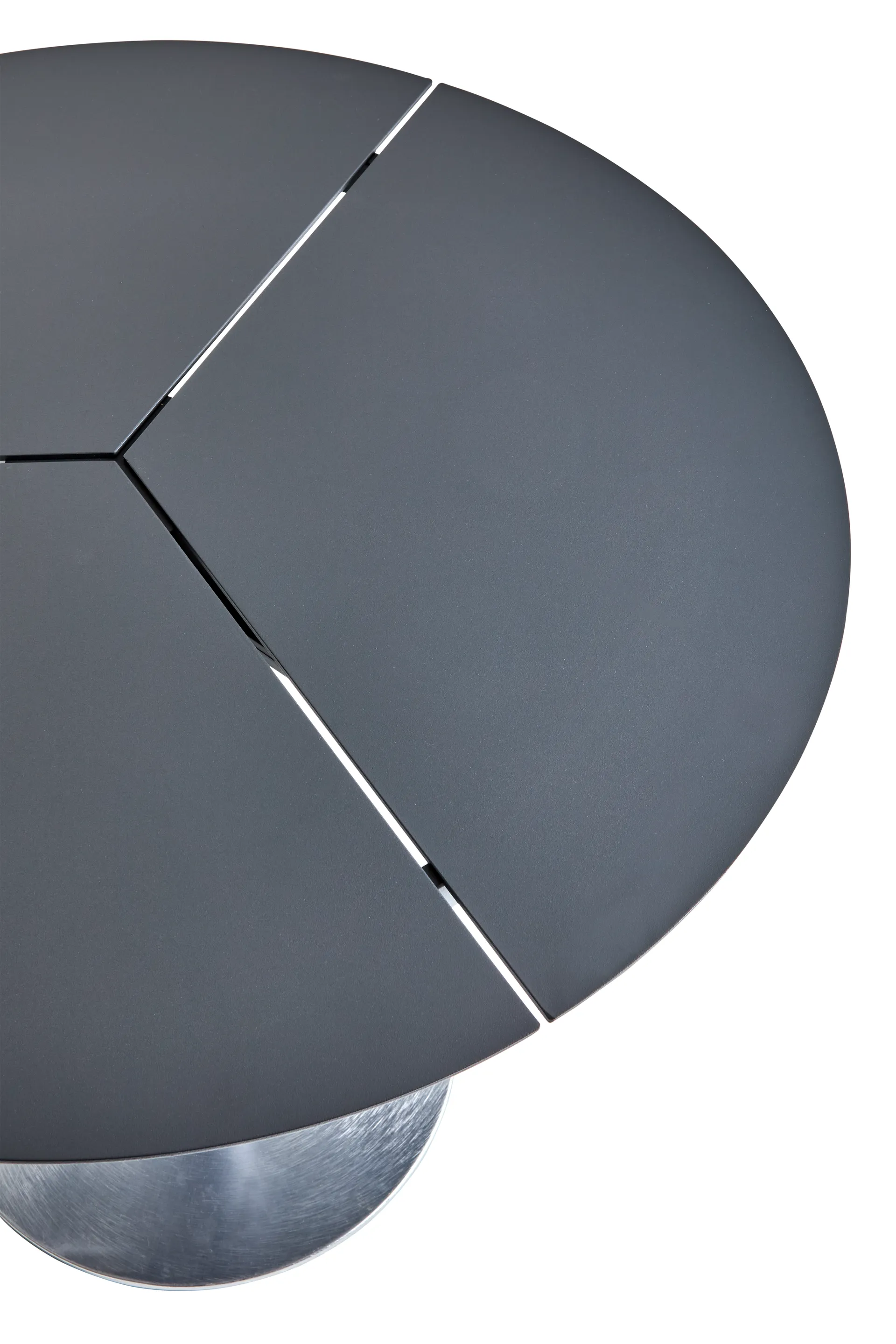 Peace Bistro τραπέζι σαλονιού Ø80 cm Anthracite Brafab