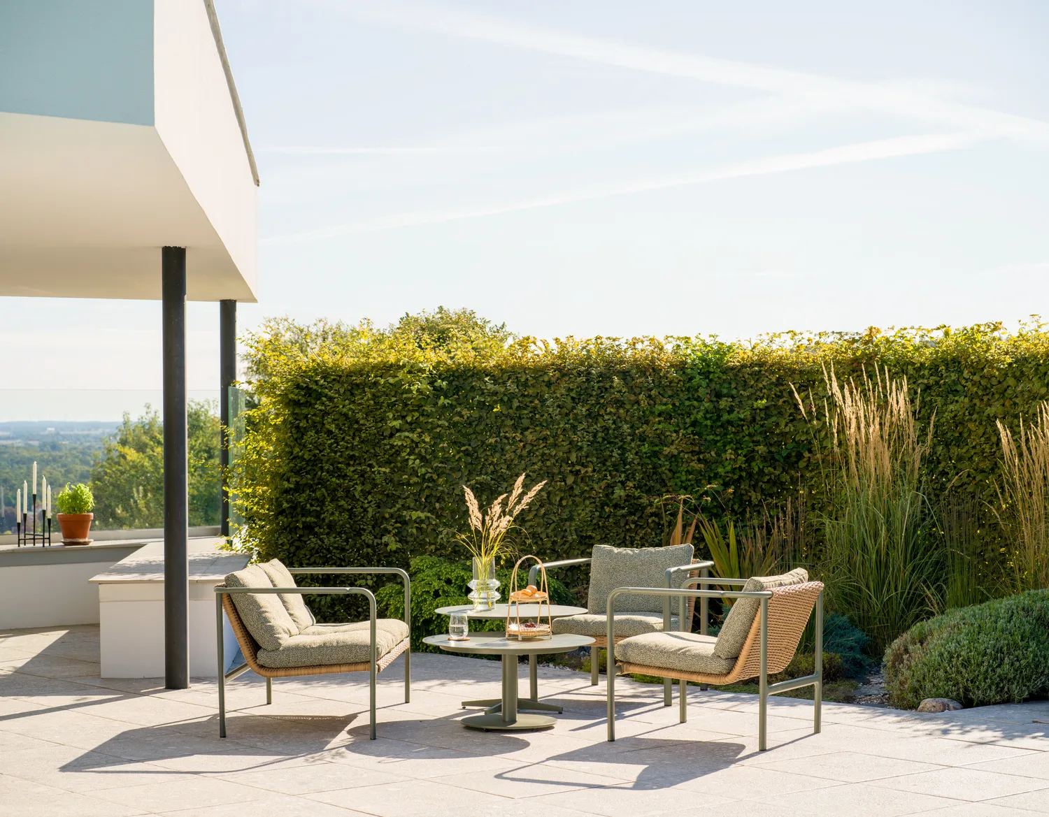 Peace τραπεζάκι σαλονιού, Nordic green, Ø80x46 cm Brafab