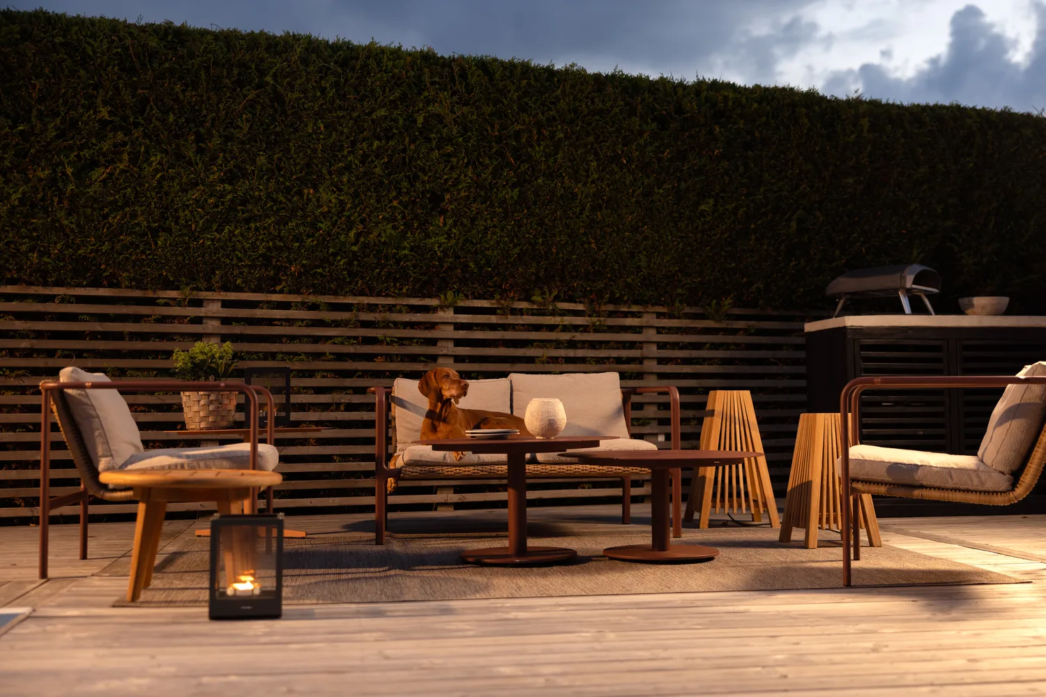 Peace τραπεζάκι σαλονιού, Zin red, Ø80x46 cm Brafab