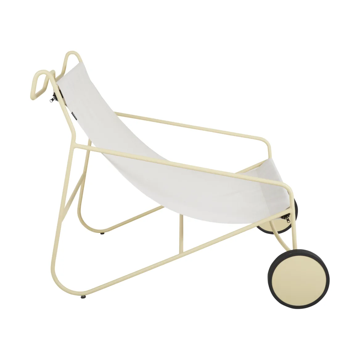 Poul Chair πολυθρόνα lounge, Lemon-off white Brafab