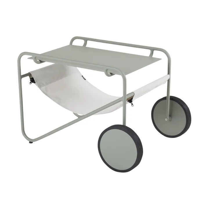 Poul Table πλαϊνό τραπέζι  - Dusty green-off white, 72x44 cm - Brafab