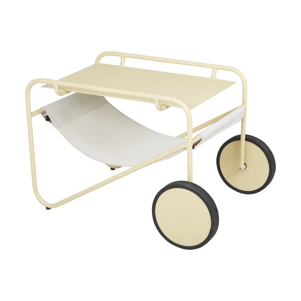 Poul Table πλαϊνό τραπέζι , Lemon-off white, 72x44 cm Brafab