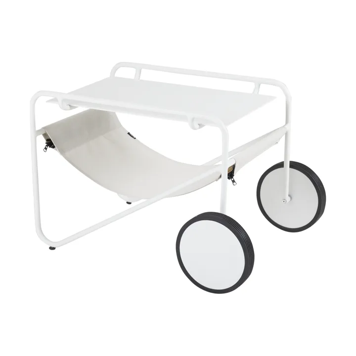 Poul Table πλαϊνό τραπέζι  - White-off white, 72x44 cm - Brafab