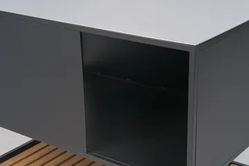 Prep εξωτερική κουζίνα ντουλάπι πάγκου 110x90x70 cm - Μάυρο - Brafab