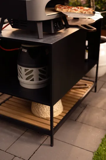 Prep εξωτερική κουζίνα ντουλάπι πάγκου 110x90x70 cm - Μάυρο - Brafab