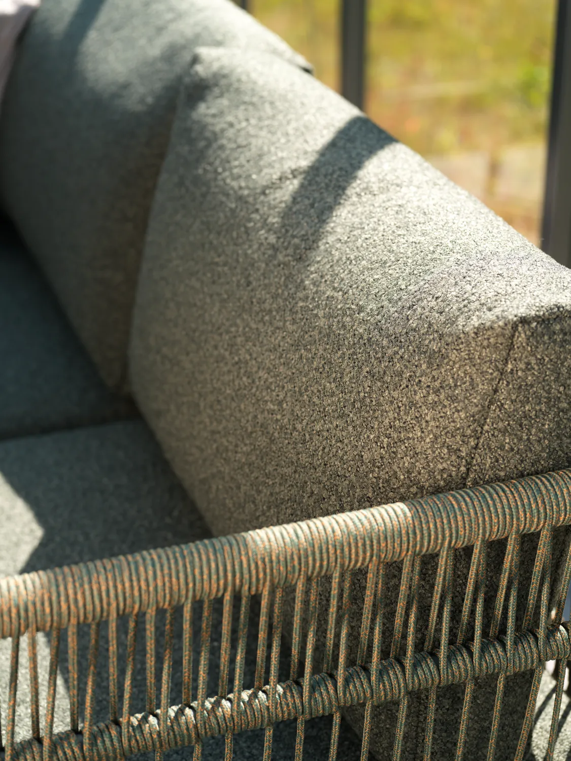 Reno αρθρωτός καναπές, Nordic green-raw avocado, μεσαίο τμήμα Brafab