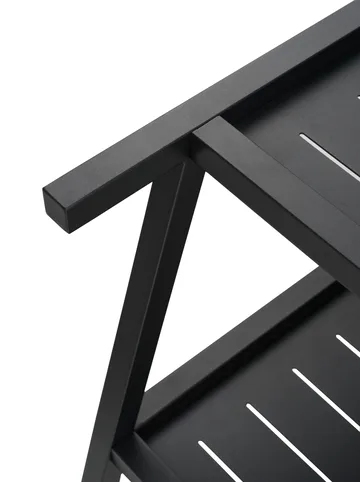 Samvaro τρόλεϊ σερβιρίσματος 86x49x69 εκ. - Μάυρο - Brafab