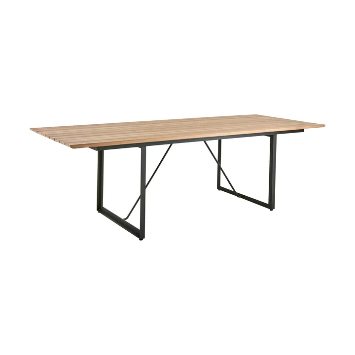 Shad τραπεζαρία 240 cm teak-anthracite - Brafab